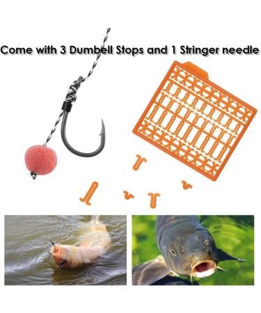 Hekobag Carp Hair Rig Braided Line Wire - 8340 Carp Rig Bait Hook & Swivel Hook Accessories for Fishing - Durable Carbon Steel - Buy Online on SooperMarket.com