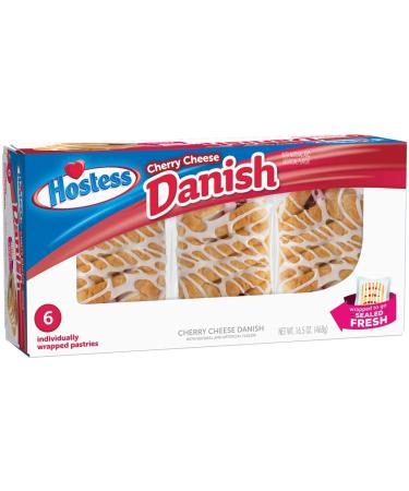 Hostess Danish Snack Cakes (Cherry Cheese)