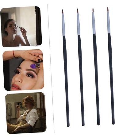 PLAFOPE 4pcs Fine Eyeliner Brush Makeup Eyeliner Wand Travel Makeup Brush Makeup Eye Tool Lip Liner Fiber - Buy Online on SooperMarket.com