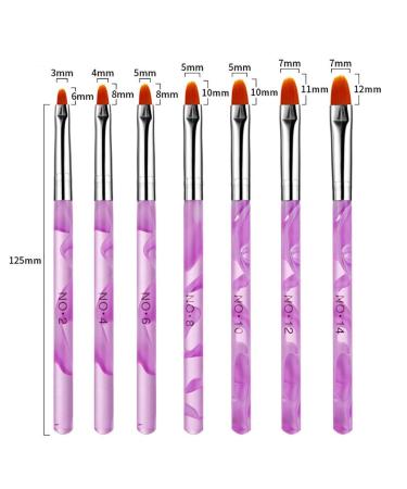 Buy Ebanku 14 PCs Professional Nail Brush Set for Gel & Acrylic Nail Art - International Shipping Available - Buy Online on SooperMarket.com