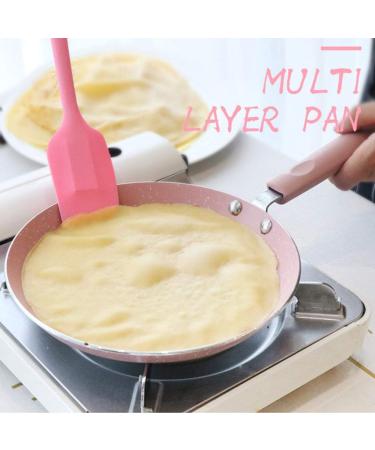 DELURA 6 Frying Pan Kitchen Induction Cookware Frying Pan Dishwasher Safe (Size : 18.5 * 18.5 * 5cm) 18.5*18.5*5cm - Buy Online on SooperMarket.com