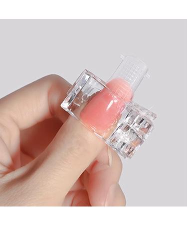 Buy SANWOOD 10-Part Nail Tip Clips - Fast Assembly Gel Extensions & Manicure Tool | UV-LED Plastic Clamps for Perfect Nail Builds - Buy Online on SooperMarket.com