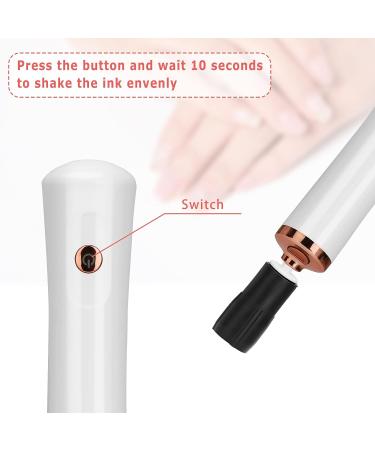 Electric Glue Shaker for Eyelash Extensions & Nail Polish - White - Buy Online on SooperMarket.com