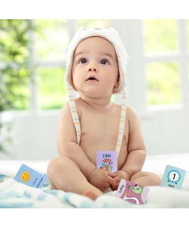 50 PCS Baby Monthly Milestone Cards and 18 Stickers Monthly Baby Milestone Growth Markers Record Card Newborn Welcome Sign Perfect Photography Props to Record Your Babys Growth - Buy Online on SooperMarket.com