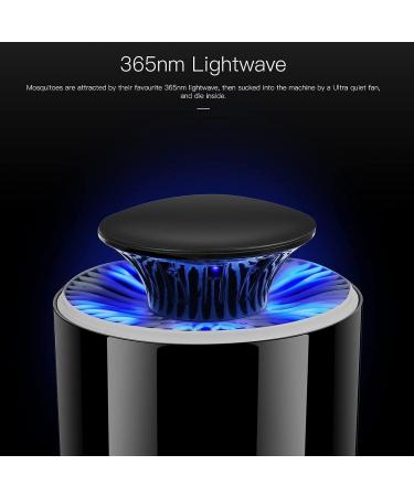 Bug Zapper & Fruit Fly Trap - Electric Mosquito Killer | Indoor/Outdoor Hangable Insect Zapper for Home, Patio - Powerful Gnats Attractant Trap (Black) - Buy Online on SooperMarket.com
