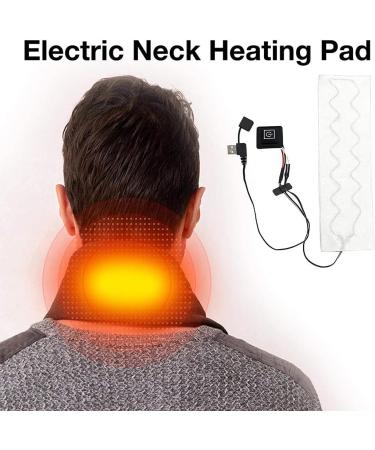 Neck Heating Pad USB - Adjustable Heated Scarf Wraps | 3 Temperature Settings | Winter Outdoor Accessories - Multicolor - Buy Online on SooperMarket.com
