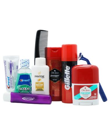Handy Solutions 10 Piece Men's Travel Kit in Resealable Printed Bag - Buy Online on SooperMarket.com
