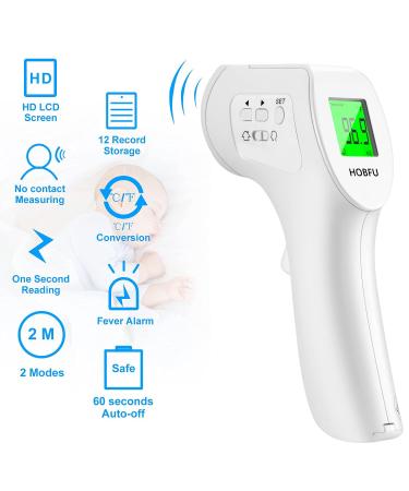 Non-Contact Forehead Thermometer for Adults - 3 in 1 LCD Display, Fever Alarm, Accurate Readings - Buy Online on SooperMarket.com
