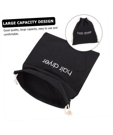 Baluue 4pcs Hair Dryer Storage Bag Curling Hair Dryer Travel Tote Bag Travel Supplies Hair Bag Black Fabric - Buy Online on SooperMarket.com
