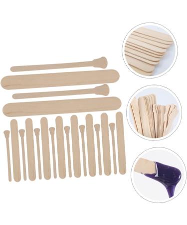 Fomiyes 400 pc Waxed Wooden Sticks for Kids - Tinkering Tools & Wax Applicators for Hair Removal | Multi-Purpose Wood Wax Spatula Accessories - Buy Online on SooperMarket.com