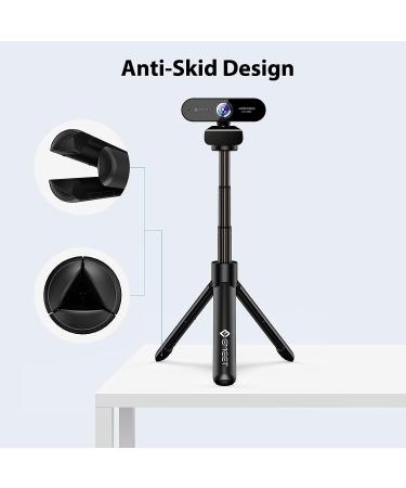EMEET Professional Webcam Mini Tripod - Portable & Lightweight | Adjustable Height 5.7-12.2 in | Stable Use | Universal Compatible - Buy Online on SooperMarket.com