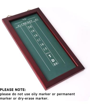 GSE Chalk Dart Scoreboard for Dart Board Cricket & 01 Games with Chalks and Chalk Wipe - Buy Online on SooperMarket.com