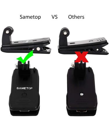 Sametop Backpack Strap Mount for Gopro, DJI, Xiaomi Yi Action Cameras - Buy Online on SooperMarket.com