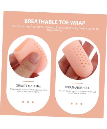Healeved 20pcs Silicone Toe Sleeves - Toe Protector for Anti-Cracking and Corns Care - Buy Online on SooperMarket.com