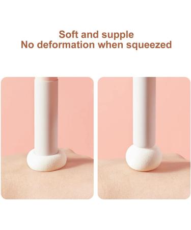 Concealer Makeup Sponge Elastic Round Head Mushroom Puff Applicator Makeu P Brush Mini Soft Apply Evenly - Buy Online on SooperMarket.com