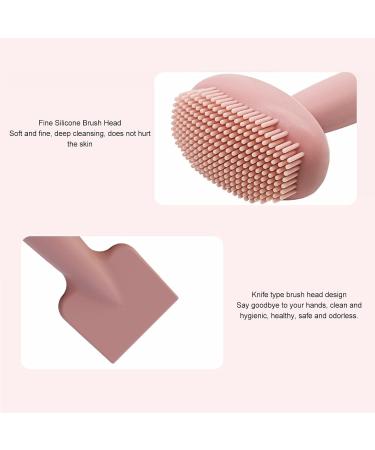 Dual Head Silicone Facial Mask Brush - Comfortable Handle Easy Clean for Home & Salon Use - Buy Online on SooperMarket.com