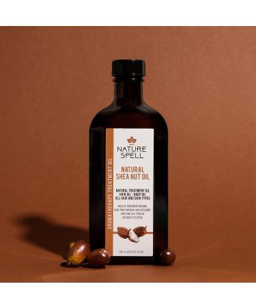 Nature Spell Shea Nut Oil for Hair & Body - 150ml | Hydrating Nourishing & International Shipping - Buy Online on SooperMarket.com