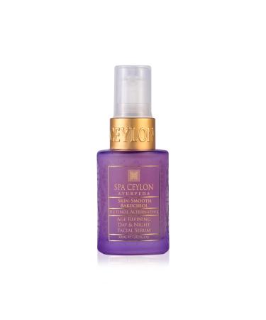 SPA CEYLON Bakuchiol Age Refining Day and Night Facial Serum | Retinol Alternative | Wrinkle Reduction | Skin Renewal | Hyaluronic acid serum