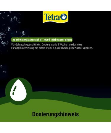 Tetra Pond WaterBalance - Ideal Water Treatment for Ponds | 250 ml | Stable Water Values International Shipping - Buy Online on SooperMarket.com