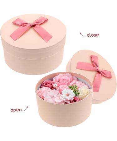 IWOWHERO Preserved Flower Decoration Scented Soap Rose Petals Rose Shaped Soap Floral Scented Soap Scented Plant Artificial Plants Mother's Day Simulation Soap Rose Wedding Soap Flower 16.2X16.2X8.2CM Pink - Buy Online on SooperMarket.com