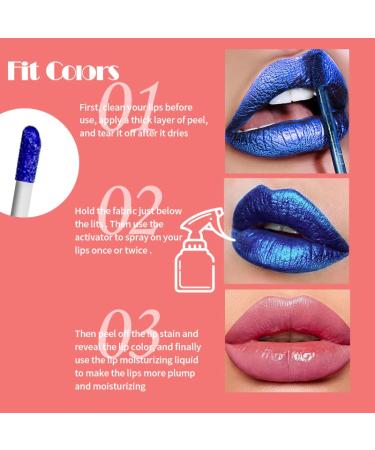 AKARY Peel Off Lip Stain Lip Tint Matte Lipstick - Waterproof, Long Lasting Liquid Lipstick, Nonstick Cup Tear-off Lip Gloss for Women Girls - 05 - Buy Online on SooperMarket.com