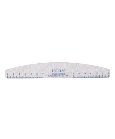 Nail File Set Professional Nail Buffer File Nail File Manicure Tools Washable Reusable 180/180 Grit Nail File Professional for Manicure Pedicure with Salon and DIY Nail Art