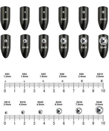 2160 PCS Rhinestones & Nail Crystals - Cittrine SS20 (4.6mm & 4.8mm) for Stunning Nail Art International Shipping Available - Buy Online on SooperMarket.com