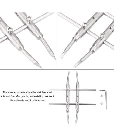 Professional Camera Lens Spanner Wrench Double Head Arc Design | Lens Repair Opening Tool for DSLR Camera - Buy Online on SooperMarket.com