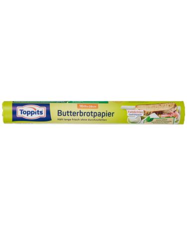 Toppits 2049643 butter bread paper 16m
