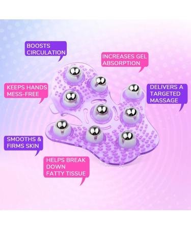 MagiDeal 4x Massage Gloves - Full Body Massager with 9 Rotating Balls for Ultimate Relaxation - Buy Online on SooperMarket.com
