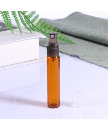 Beaupretty 10pcs Empty Brown Glass Spray Bottles 10ml Atomizer Mist Sprayers for Essential Oils & Perfume Ideal for Cosmetics - Buy Online on SooperMarket.com