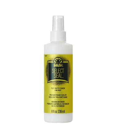 FolkArt Select Seal, 8 fl oz Premium Matte Sealer, Perfect for Easy to Apply DIY Arts and Crafts, 7597, White