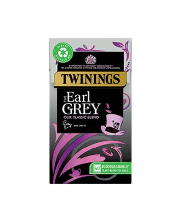 Twinings Earl Grey Tea Bergamot & Lemon Flavoured Black Tea Blend 40 Biodegradable Tea Bags Earl Grey 40 Count (Pack of 1)