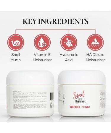 PRESS SKINCARE Snail Mucin Hyaluronic Moisturizer & Vitamin E | Hydrating Cream & Facial Sheet Mask for Brightening Anti-Aging & Pore Cleansing - Buy Online on SooperMarket.com