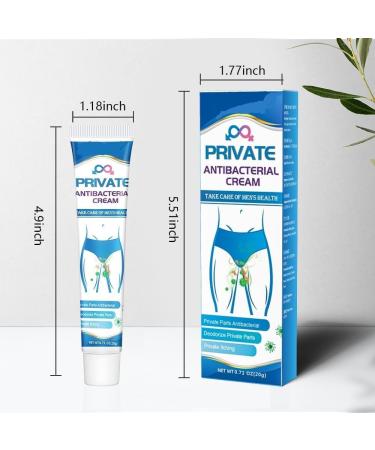 Private Antibacterial Cream 20g Fast Relieves The Itching Burning Cracking Feeling and Remove Smell External Use Itchy Body Cream for Men (3Pcs) - Buy Online on SooperMarket.com