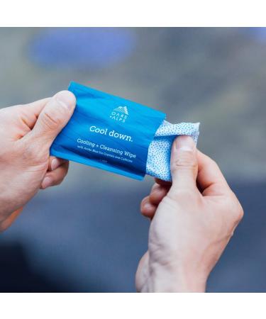 Oars + Alps Face and Body Wipes | Dermatologist Tested, Infused with Caffeine and Menthol | TSA Friendly | 14 Wipes - Buy Online on SooperMarket.com