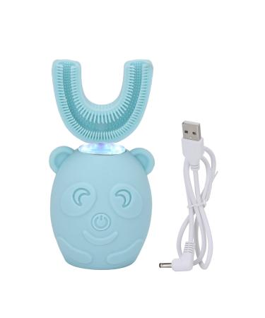 U-shaped electrical toothbrush waterproof cartoon child toothbrush tooth cleaning toothbrush 360 cleaning-care tool for children