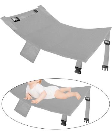 Magideal Compact Children's Aircraft Footrest & Travel Bed - Durable Seat Cover for Toddlers Fits Most Aircraft Seats - Gray 89cm x 54cm - Buy Online on SooperMarket.com