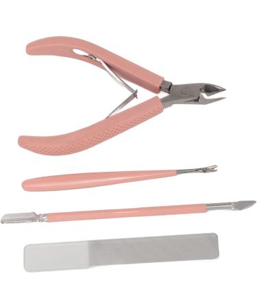 Nail Clipper Set Stainless Steel Multifunctional Portable Manicure Tool Set for Home Shop Travel (Pink) - Buy Online on SooperMarket.com