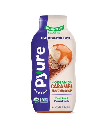 Pyure Organic Sugar-Free Caramel Flavored Syrup 14 fl oz (415 ml)