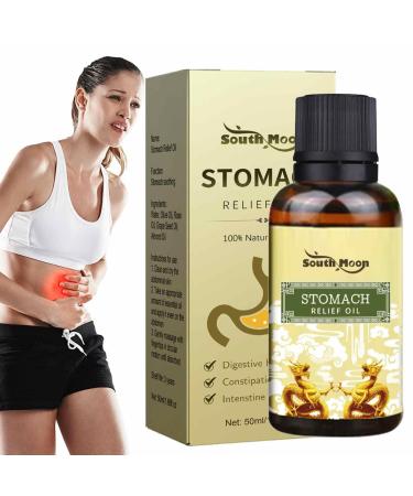 Abdominal massage oil grape seed almond and olive oil mixture with a laxative essence- 50 ml increase the appetite and reduce the pension for women and teenage girls Fivetoo