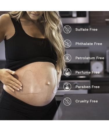 Dermaclara Silicone Stretch Marks Patch Kit | Scar Treatment Gel | Pregnancy Safe Skincare | Postpartum Care | Skin Firming Formula | Baby Shower Gift | Natural Stretch Mark Oil | 2x 7in Patches + Patch Prep - Buy Online on SooperMarket.com