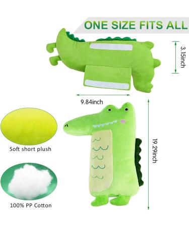 Crocodile Seatbelt Pillow for Kids Car Seat - Toddler Shoulder Pad & Baby Head Rest Strap Cushion - Buy Online on SooperMarket.com