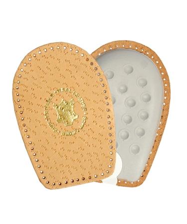 Kap's heel cushion "Airflex" insole orthopedic heel pillow leather shoe inserts-various sizes men / 41-43 EUR / 7-9 UK