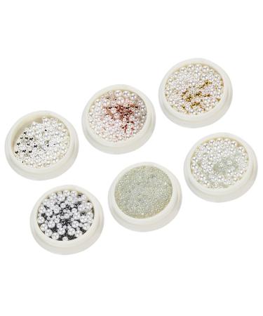 Half Round Nails Art Pearls Flatback Pearls Nail Nails Art Metal Ball Nail Caviars Beads Nails Art Supplies Nails Art Metal Ball