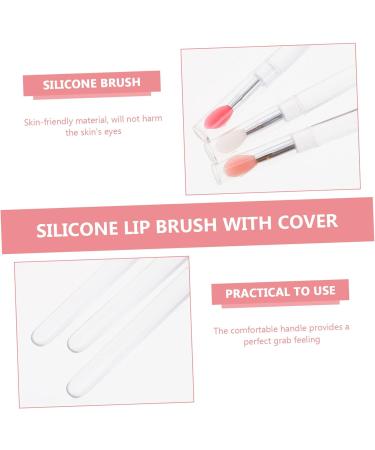 Healeved 6pcs Lip Brush Lip Balm Brush Lipstick Brush Makeup Lipstick Applicator Eyeshadow Applicator Lip Balm Applicator Silicone Lip Mask Brush Eyeshadow Makeup Brush Lip Makeup Pen - Buy Online on SooperMarket.com