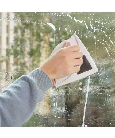 ZABEES Glass Brush Magnetic Double Side Glass Cleaning Brush For Window Cleaning Household Cleaning Tool Magnetic Window Cleaner - Buy Online on SooperMarket.com