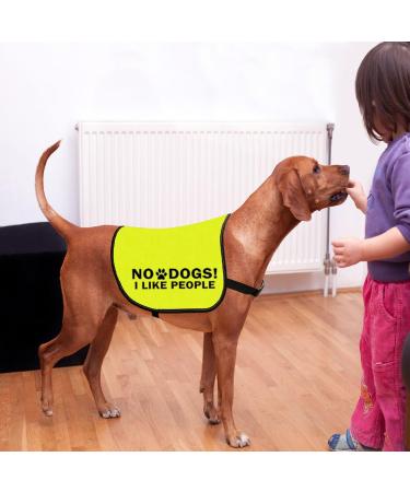 No Dogs/No People Dog Jacket Vest Give Me Space Walking Slogan Warning Vest (No dogs Large) No dogs L EU - Buy Online on SooperMarket.com