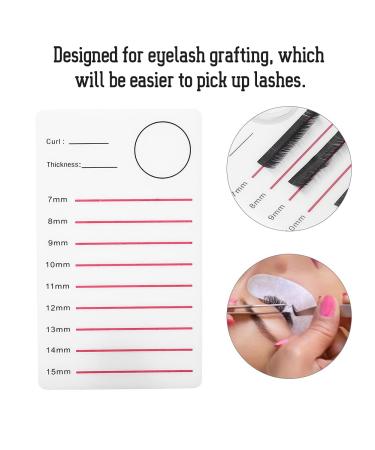 Eyelash Extensions Tray - Black Mink False Lashes Holder for Salon Use | Premium Plastic Eyelash Stand Pallet (02 - Buy Online on SooperMarket.com