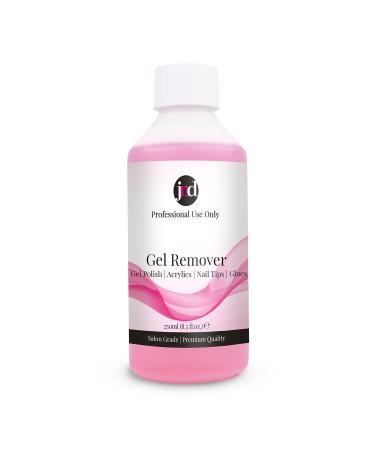 JND Gel Polish Remover with Acetone for Fast Action Removal of Nail Polish Gels Acrylics Tips and Glues